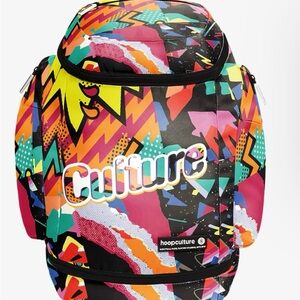 Hoopculture basketball backpack- unisex  Graffiti hard to find pattern like new